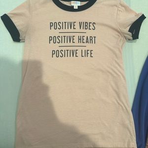LuLaRoe Light pink t shirt